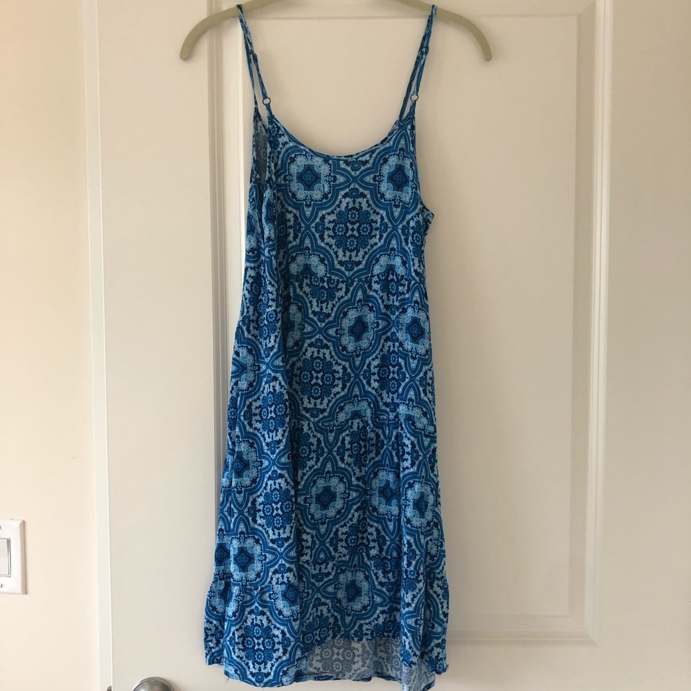 Blue Flowy Dress